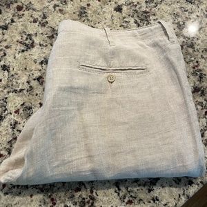 Perry Ellis Linen Pants Men Medium